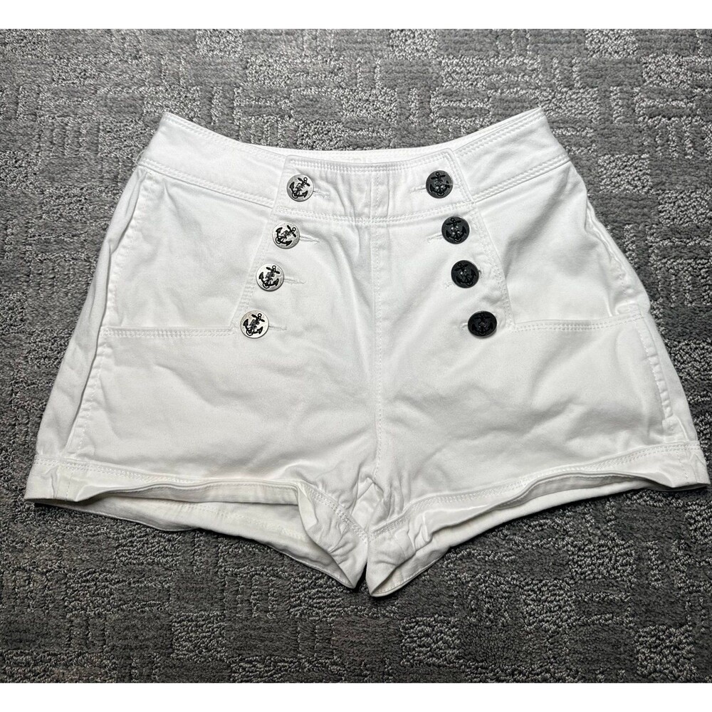 Express white sailor shorts size0